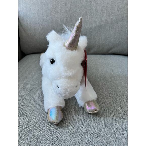 FAO Schwarz Adopt A Pets 15" Unicorn Plush Cuddly Stuffed Animal - Picture 2 of 10